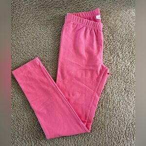 Hanna Andersson pink leggings size 10 90%cotton 10%spandex